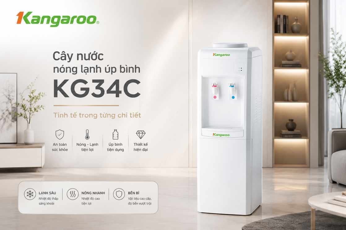 Cây nước nóng lạnh Kangarii KG34C